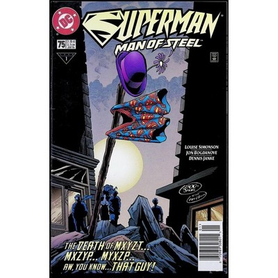DC Comics Superman The Man of Steel #75 The Death of Mxyzptlk Newsstand