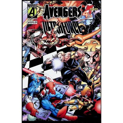 Avengers Ultraforce #1 1995 George Perez Art Marvel Malibu Crossover VF/NM