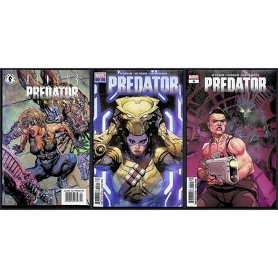 Predator 3X Comic Lot #3 4 AVP Eternal 4 Leinil Yu Cover Marvel Dark Horse