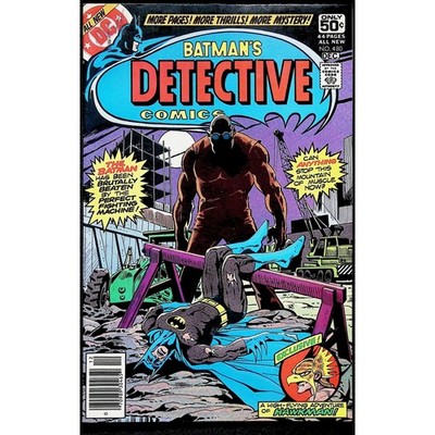 DC Comics Detective Comics #480 Newsstand 1978 Batman vs Gork Jim Aparo Cover
