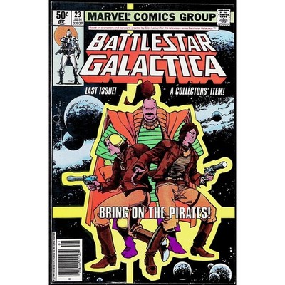 Battlestar Galactica #23 Newsstand Last Issue Marvel Comic Book 1981 Final Issue