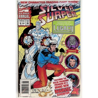 Marvel Comic Silver Surfer Annual #6 1st Legacy Genis-Vell 1993 Sealed Card