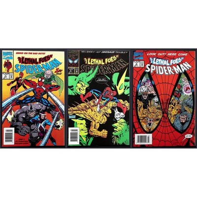 Marvel Comic Book Lethal Foes of Spider-Man #1 2 3 Sinister Syndicate Newsstand