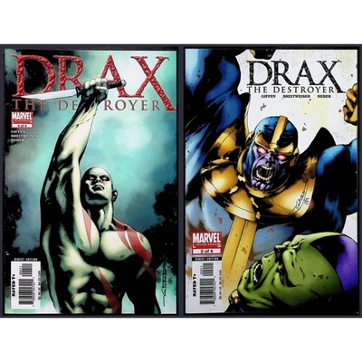 Marvel Comic Lot Drax the Destroyer #2 #4 1st Cammi Key Thanos Appearance VF