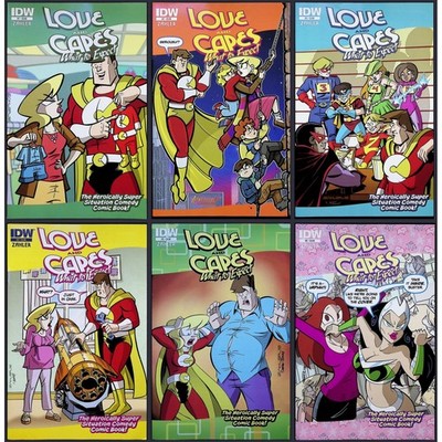 Love and Capes What to Expect 6X Comic Lot #1 2 3 4 5 6 Complete Run IDW