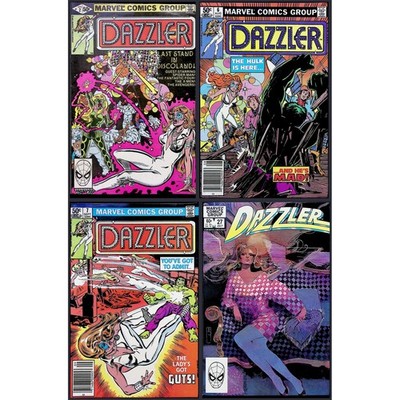 Dazzler 4X Comic Lot #2 6 7 27 Spider-Man X-Men Avengers Hulk Sienkiewicz Marvel