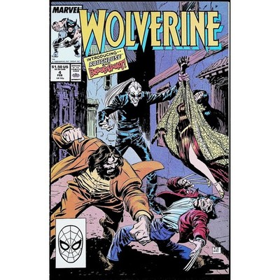 Wolverine #4 Direct Ed 1st Bloodscream Roughhouse Marvel Comic Book 1988