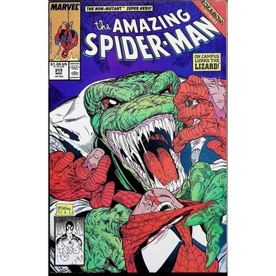Amazing Spider-Man #313 Spider-Man Todd McFarlane Lizard Marvel Comic Book 1988