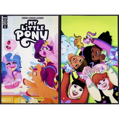 My Little Pony 2X Comic Lot #13 1 Keisha Okafor JustaSuta Incentive Variants IDW