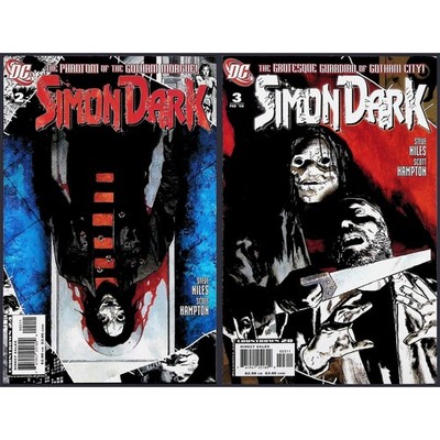 Simon Dark 2X Comic Lot #2 3 Gotham City Horror Steve Niles Scott Hampton DC