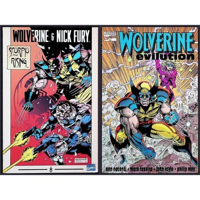 Wolverine 2X Comic Lot 1 Scorpio Rising Evilution Nick Fury Marvel