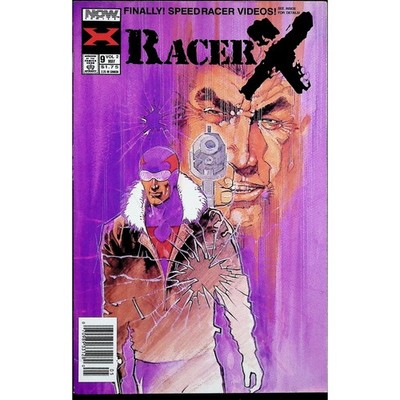 Racer X Vol 2 #9 Newsstand Chuck Dixon Todd Fox NOW Comics Comic Book 1990