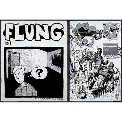 Flung DC Young Animal 2X Comic Lot #1 Dangerous Animals SDCC Ashcan Edition DC
