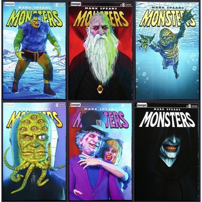 Mark Spears Monsters 6X Comic Lot #8 Blind Bag Variants A14 A15 A17 A18 A20 A21
