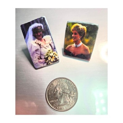 Handmade Pin Set Lady Diana Royalcore Nostalgiacore 90s British Queen