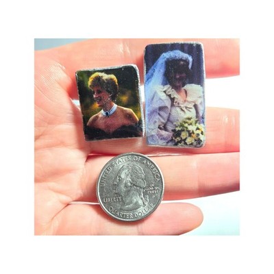 Handmade Pin Set Lady Diana Royalcore Nostalgiacore 90s B Grade Set of 2