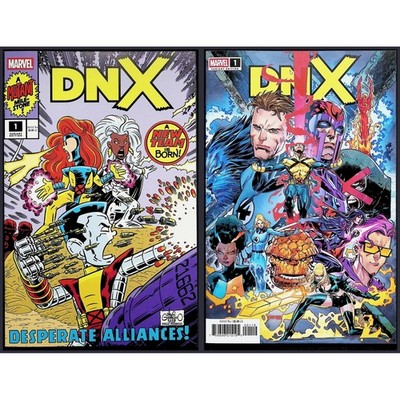 DNX 2X Comic Lot #1N 1O Giarrusso Blind Bag Ken Lashley Variant X-Men Marvel