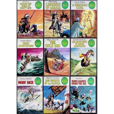 King Classics 9X Comic Lot #3 8 9 11 13 14 17 21 24 Moby Dick Christmas Carol