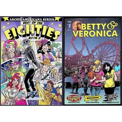 Archie Comics Lot Americana Best of Eighties Book 2 Betty & Veronica #1 Variant