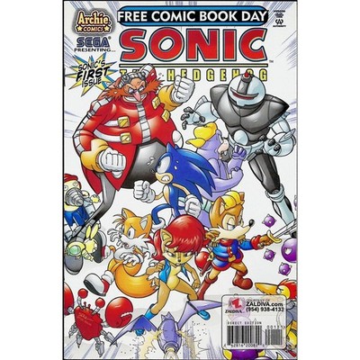 Sonic The Hedgehog FCBD #1 Free Comic Book Day Archie Comic Book