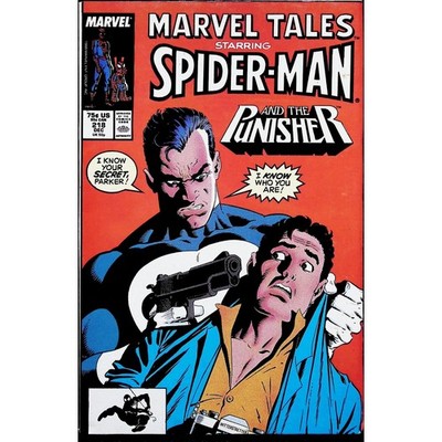 Marvel Tales #218 Spider-Man Punisher Mike Zeck Marvel Comic Book 1988
