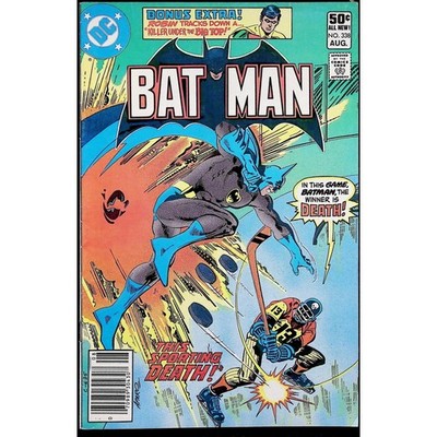 Batman #338 Newsstand DC Comic Book 1981 Bronze Age Robin Backup Jim Aparo
