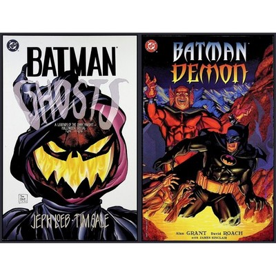 Batman 2X Comic Lot #1A Ghosts Halloween Special Demon Deal With the Devil DC