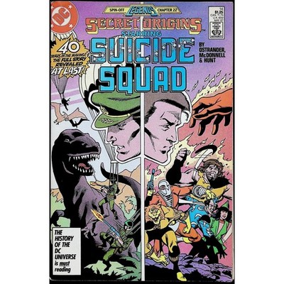 Secret Origins #14 Direct 1st Rick Flag Sr Amanda Waller DC Comic Book 1987