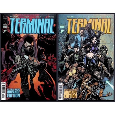 Terminal 2X Comic Lot #2G 7G Kubert Finch Blind Bag Advance Edition Image