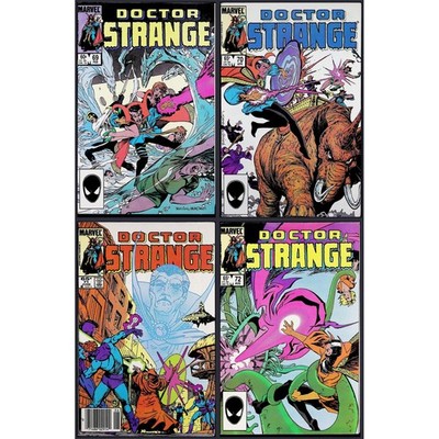Doctor Strange 4X Comic Lot #69 70 71 72 Newsstand Clea Black Knight Marvel 1984