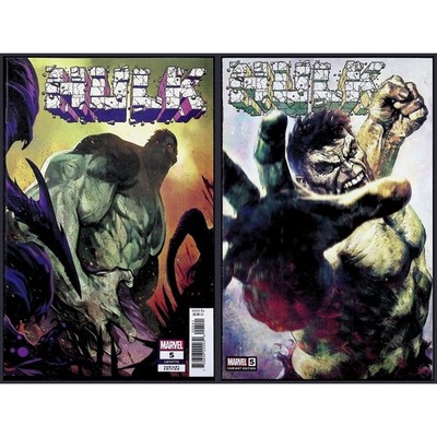 Hulk 2X Comic Lot #5 #5 Pepe Larraz Incentive Marco Mastrazzo Variant Marvel