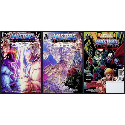 Masters of the Universe 3X Comic Lot #1A 2A 1 Sword of Flaws Dark Horse
