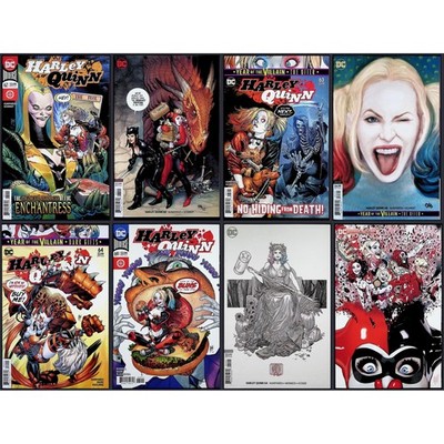 Harley Quinn 8X Comic Lot #62 63 64 69 Frank Cho Adam Hughes Variants DC 2020