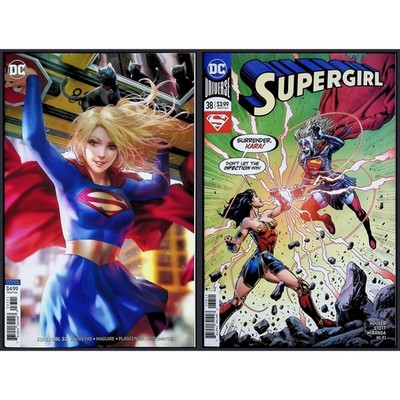 Supergirl 2X Comic Lot #33 38 Wonder Woman Derrick Chew Variant DC