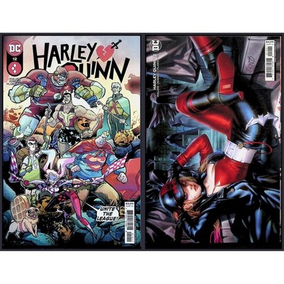 Harley Quinn 2X Comic Lot #12 12B Derrick Chew Card Stock Variant DC