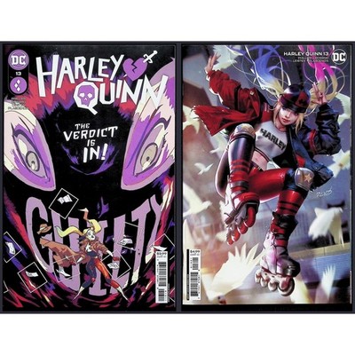 Harley Quinn 2X Comic Lot #13 13B 1st Full App Verdict Derrick Chew Variant DC