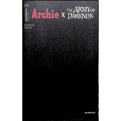 Archie x The Army of Darkness #1 Exclusive Blank Variant Dynamite Comic Book