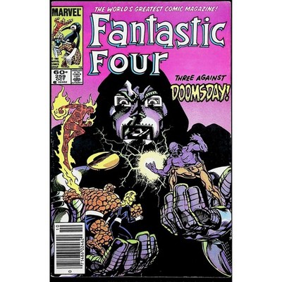Fantastic Four #259 Newsstand Doctor Doom Doomsday Marvel Comic Book 1983