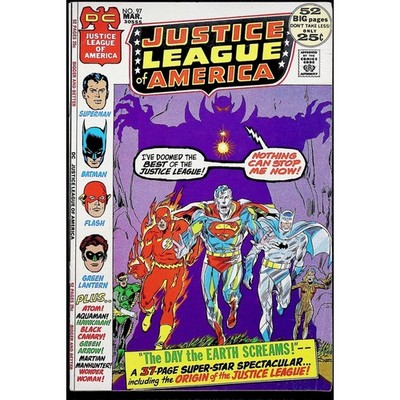 Justice League of America #97 Superman Batman Flash Neal Adams DC Comic 1972